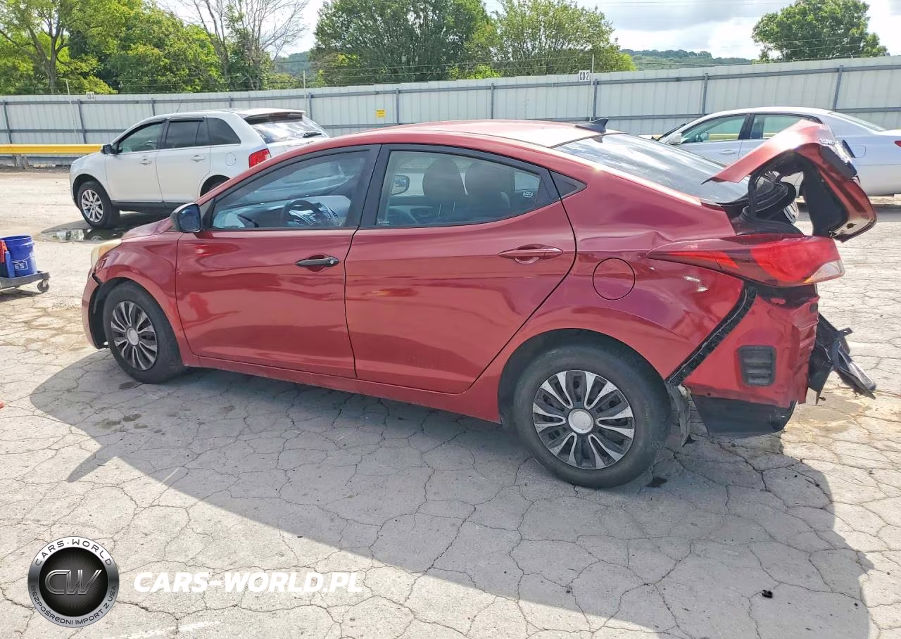 2016 Hyundai Elantra Se VIN:5NPDH4AE7GH725345 - 2