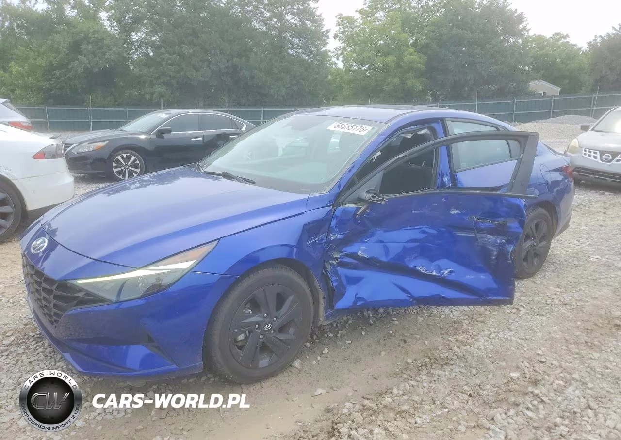 2021 Hyundai Elantra Blue