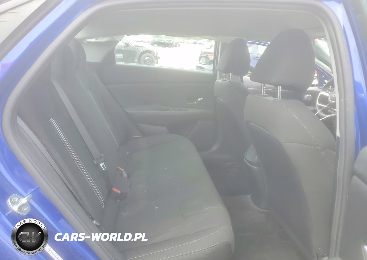 2021 Hyundai Elantra Blue VIN:KMHLM4AJXMU010092 - 10