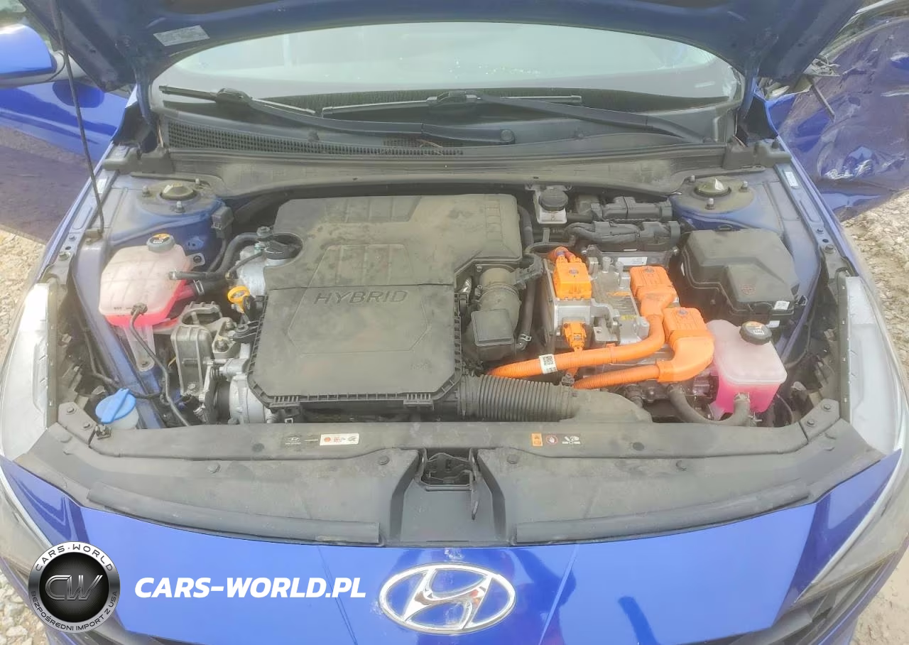 2021 Hyundai Elantra Blue VIN:KMHLM4AJXMU010092 - 11