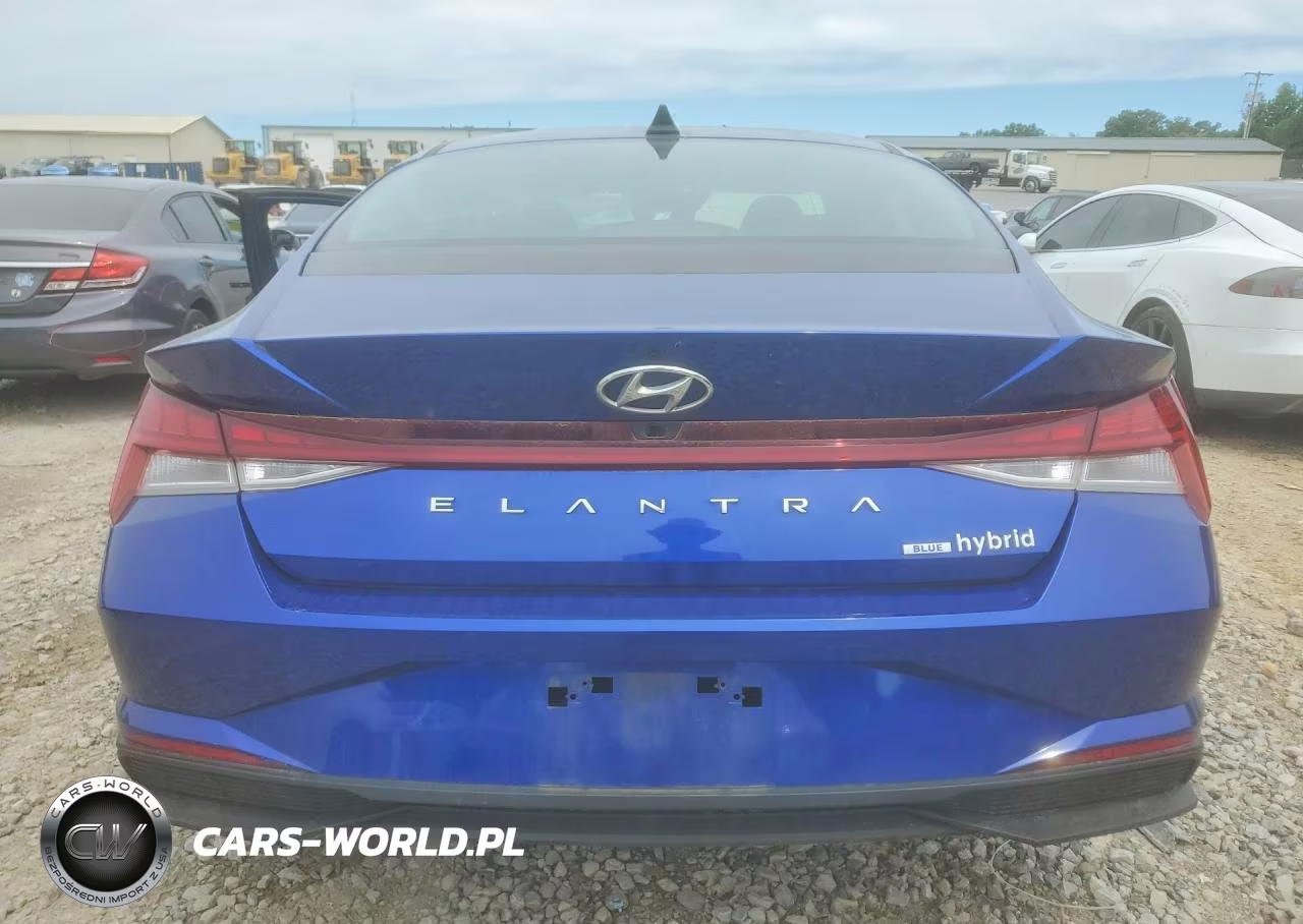 2021 Hyundai Elantra Blue VIN:KMHLM4AJXMU010092 - 6