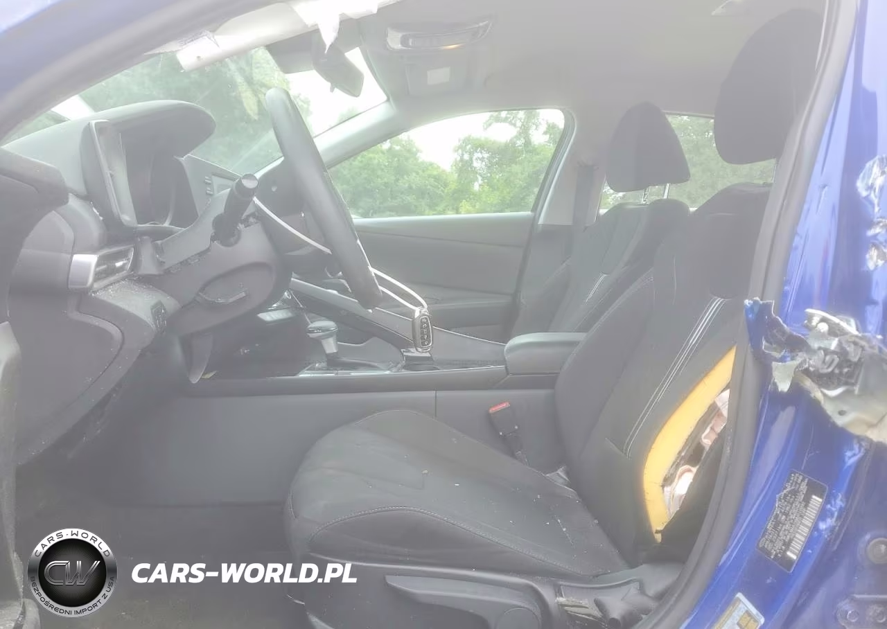 2021 Hyundai Elantra Blue VIN:KMHLM4AJXMU010092 - 7