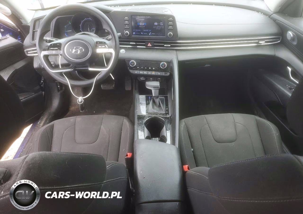 2021 Hyundai Elantra Blue VIN:KMHLM4AJXMU010092 - 8