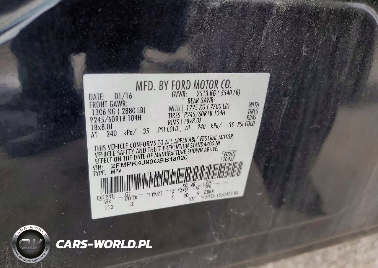 2016 Ford Edge Sel VIN:2FMPK4J90GBB18020 - 14
