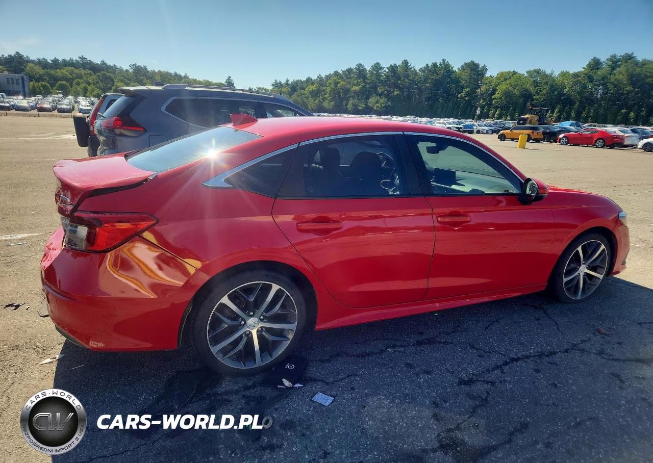 2022 Honda Civic Touring VIN:2HGFE1F98NH301496 - 3