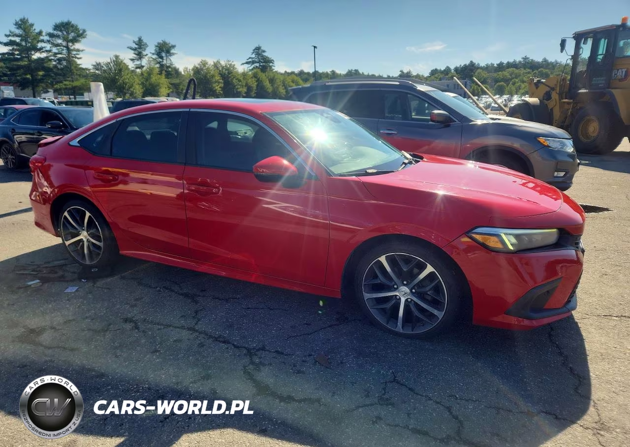 2022 Honda Civic Touring VIN:2HGFE1F98NH301496 - 4