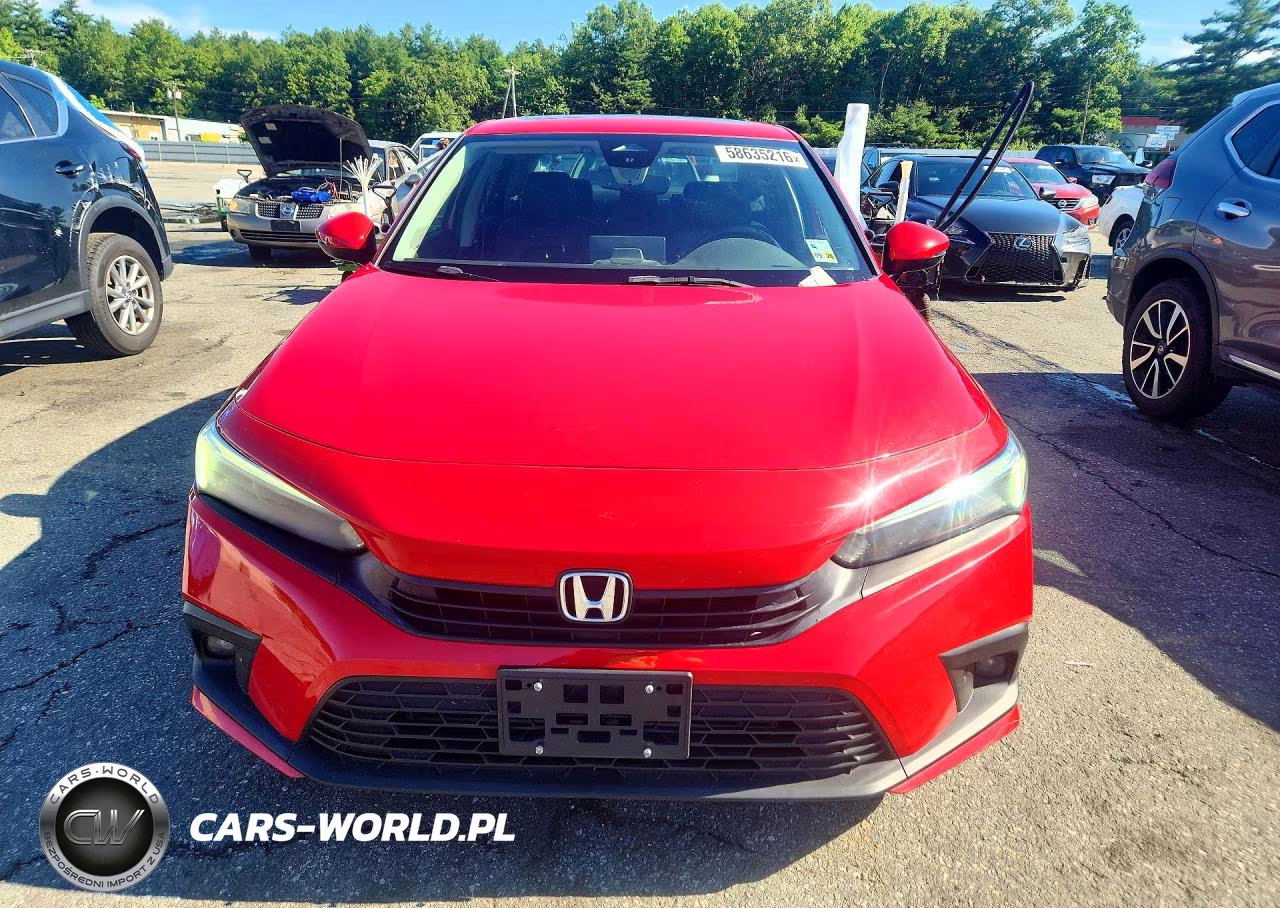 2022 Honda Civic Touring VIN:2HGFE1F98NH301496 - 5