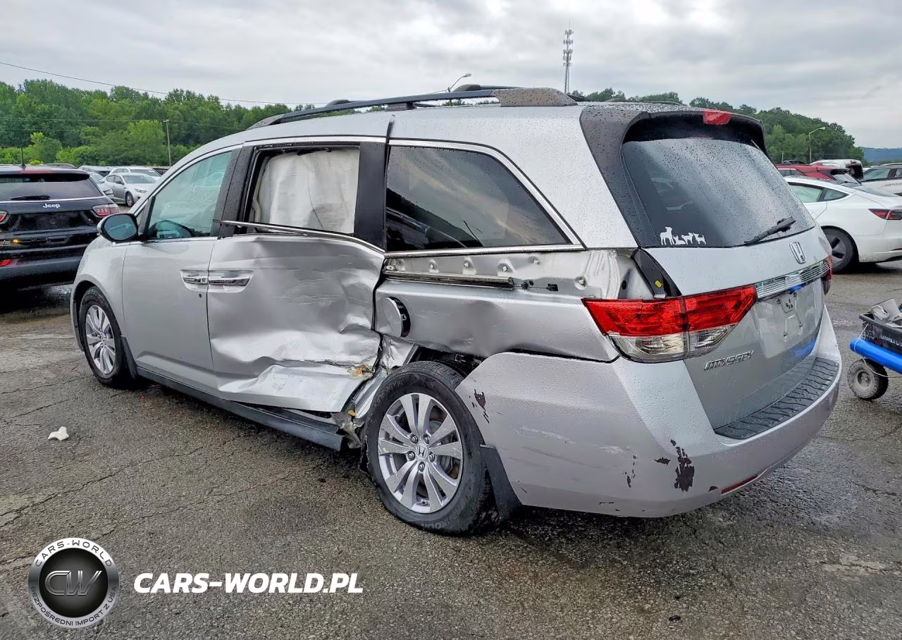 2015 Honda Odyssey Exl VIN:5FNRL5H62FB007885 - 2