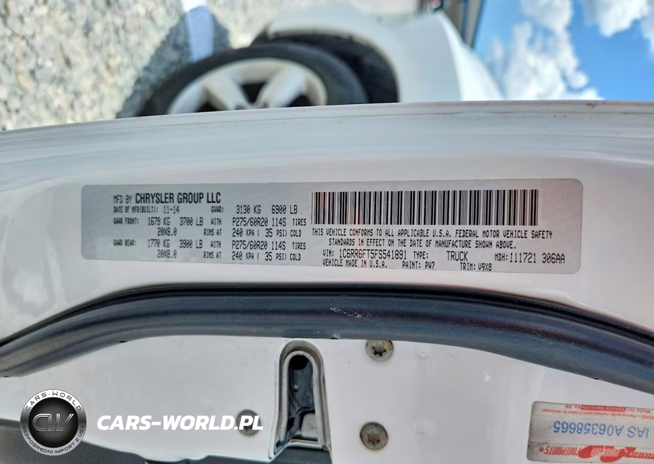 2015 Ram 1500 VIN:1C6RR6FT5FS541891 - 13