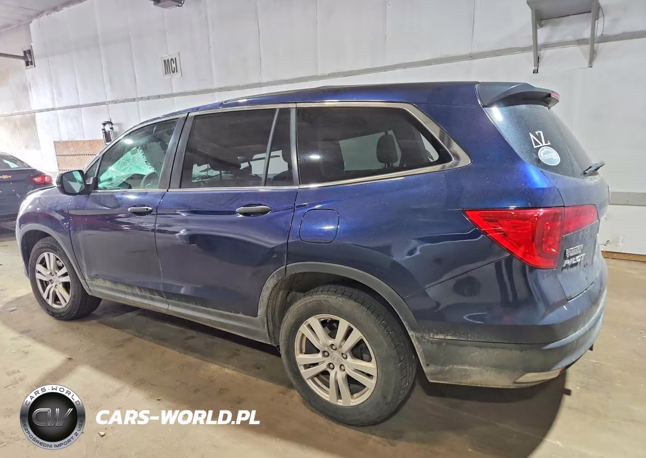 2016 Honda Pilot Lx VIN:5FNYF6H14GB024864 - 2