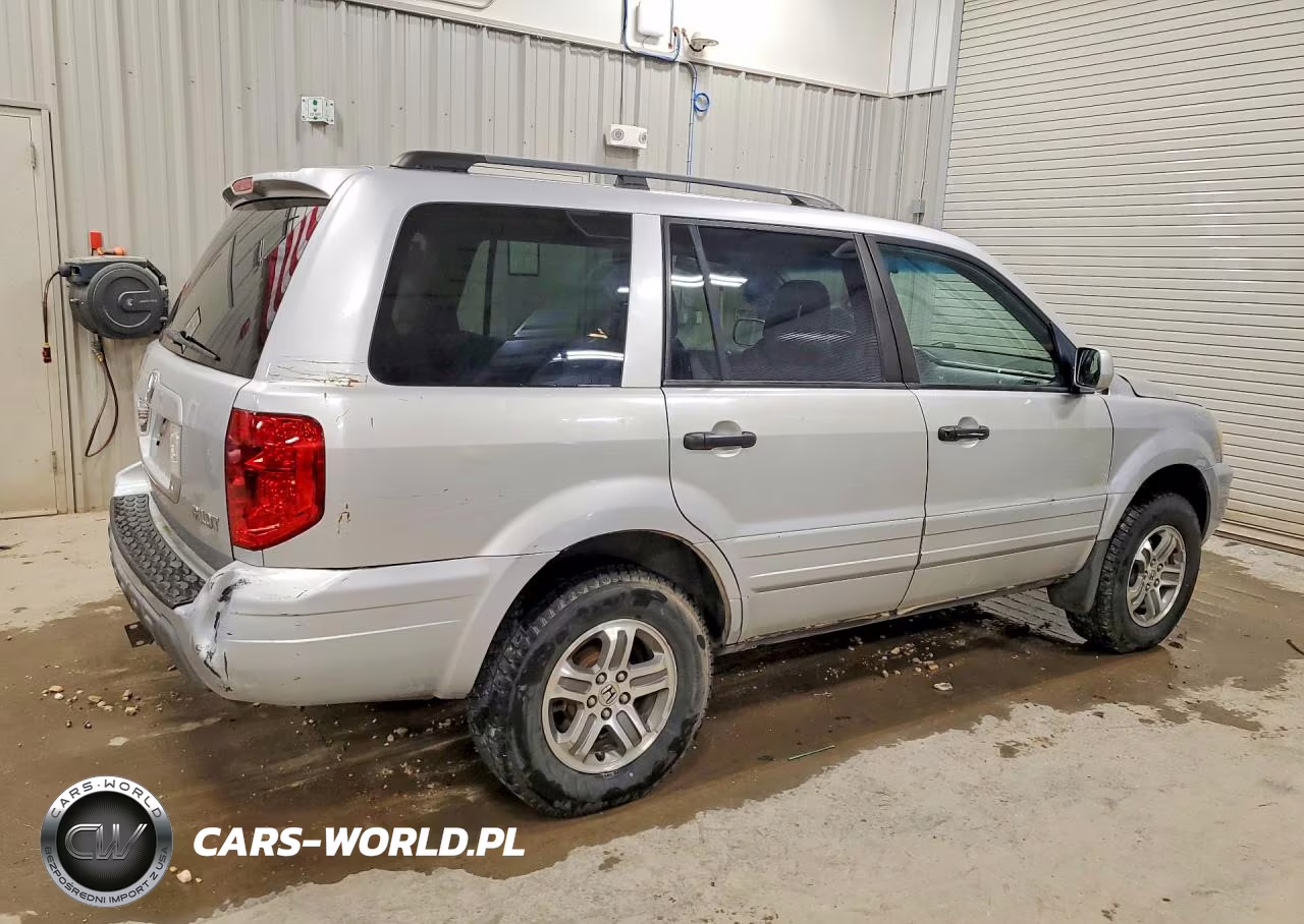 2004 Honda Pilot Exl VIN:2HKYF18644H601145 - 3