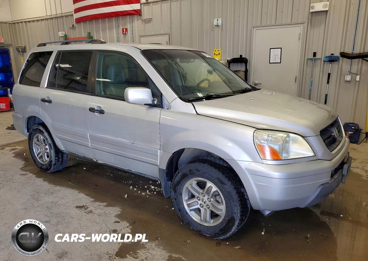 2004 Honda Pilot Exl VIN:2HKYF18644H601145 - 4