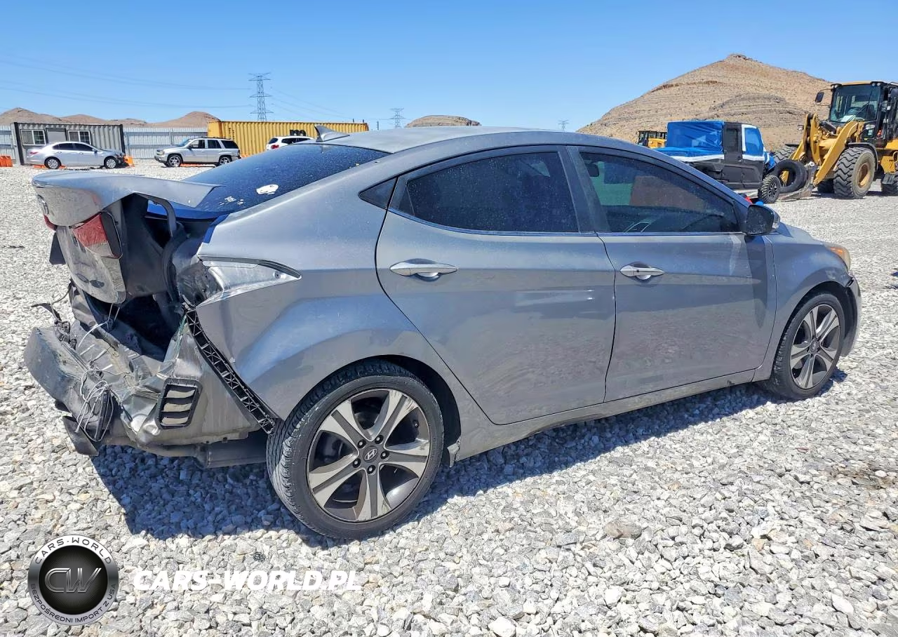 2014 Hyundai Elantra Sport VIN:KMHDH4AH0EU035381 - 3