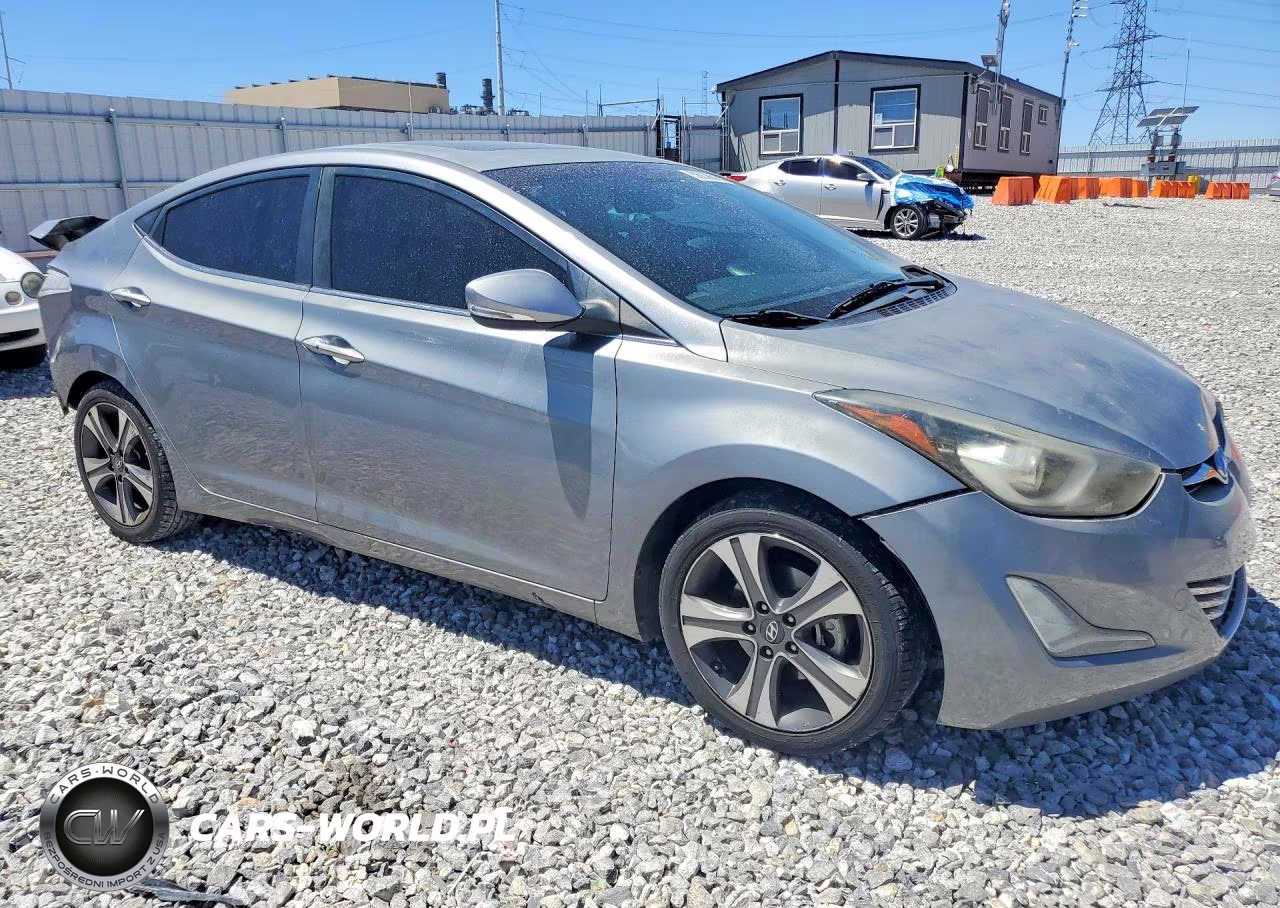 2014 Hyundai Elantra Sport VIN:KMHDH4AH0EU035381 - 4