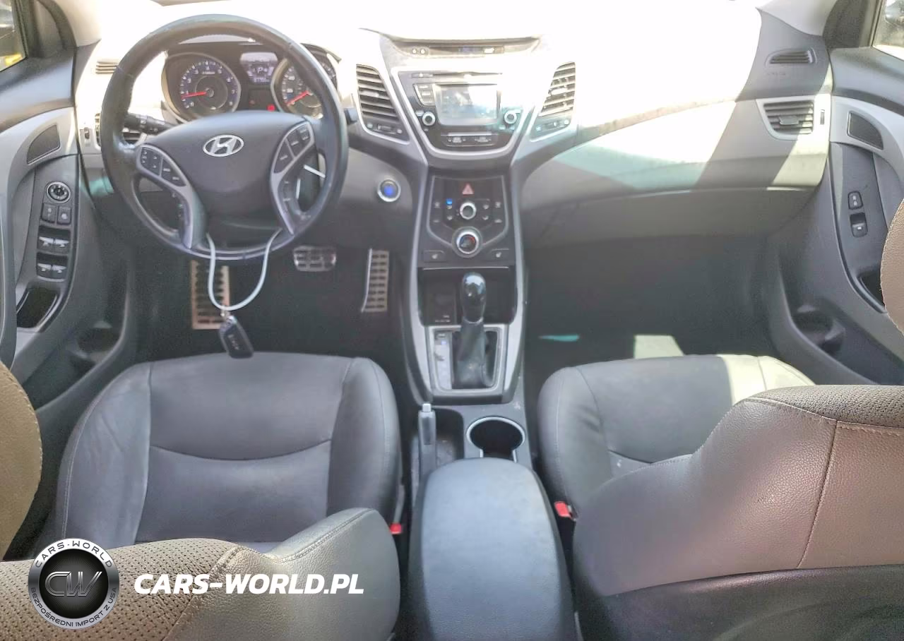 2014 Hyundai Elantra Sport VIN:KMHDH4AH0EU035381 - 8