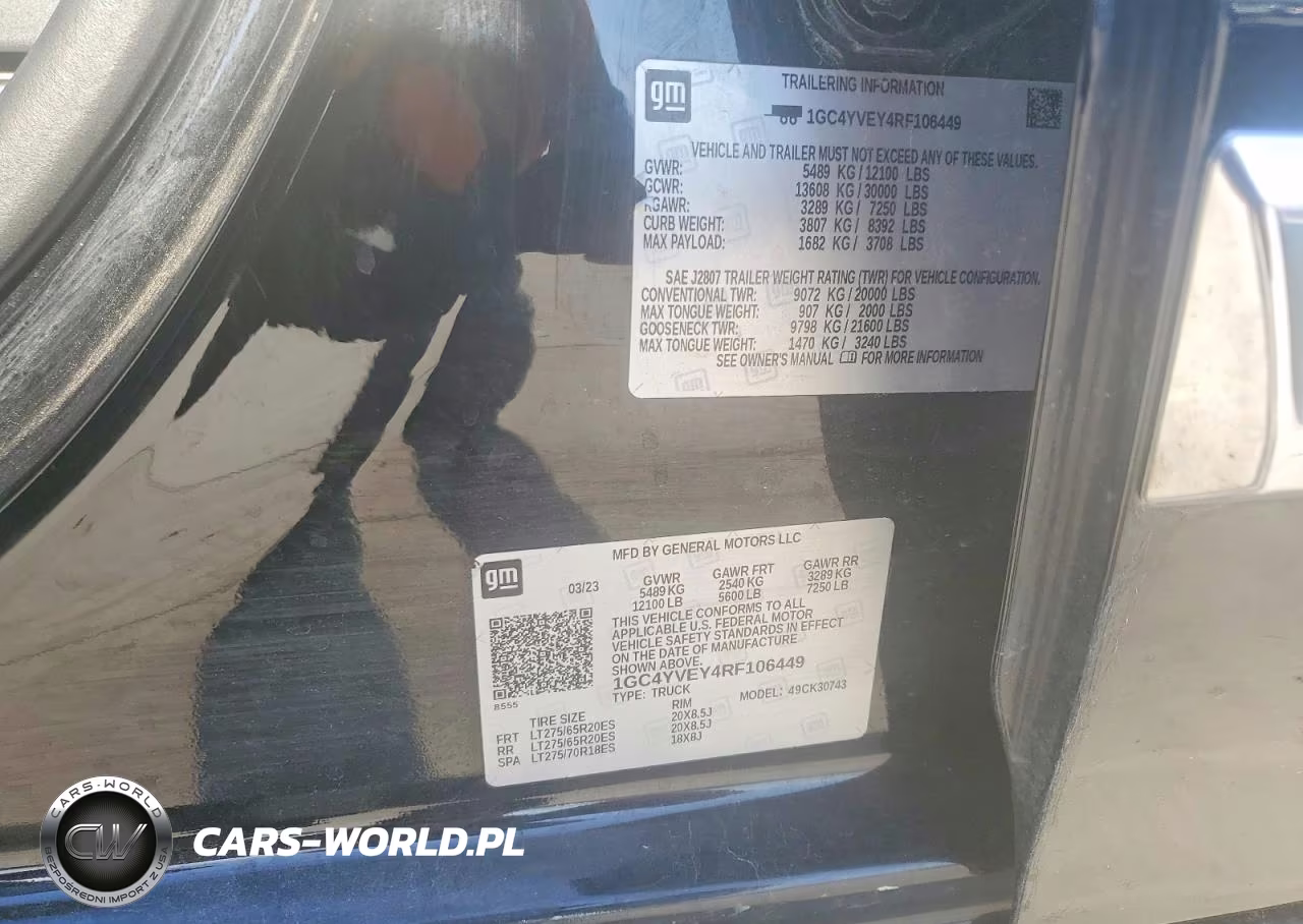 2024 Chevrolet Silverado K3500 High Country VIN:1GC4YVEY4RF106449 - 12