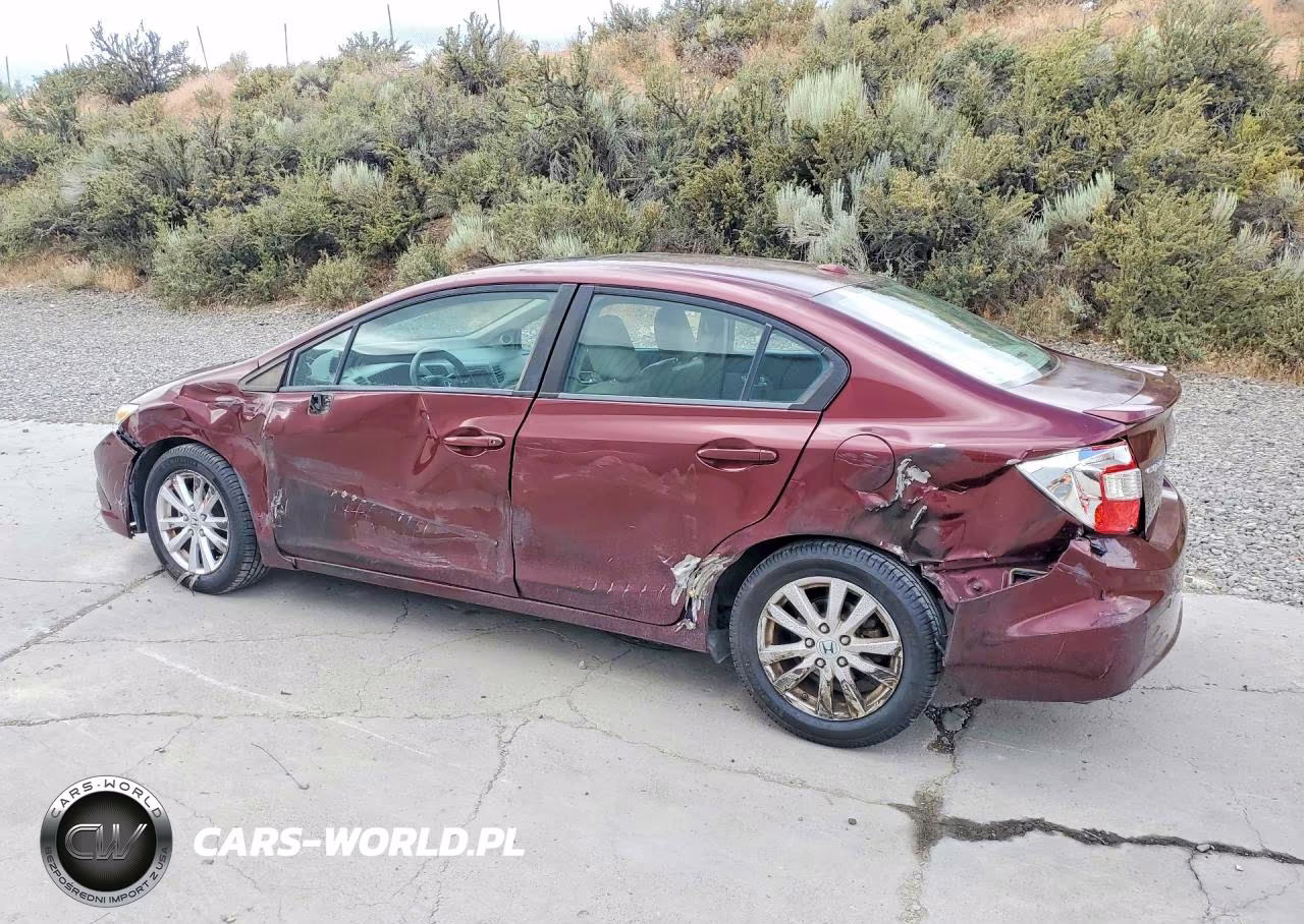 2012 Honda Civic Exl VIN:19XFB2F99CE073241 - 2