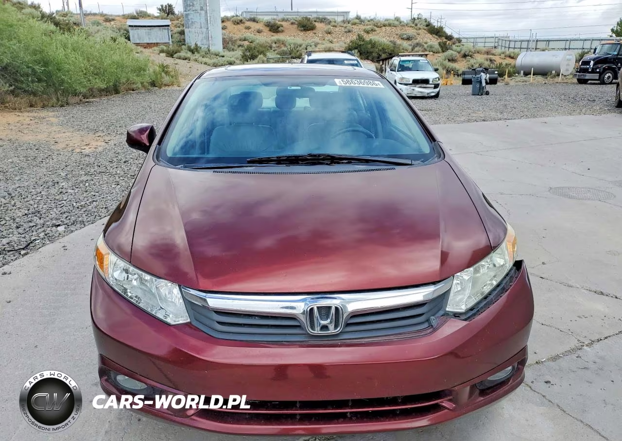 2012 Honda Civic Exl VIN:19XFB2F99CE073241 - 5