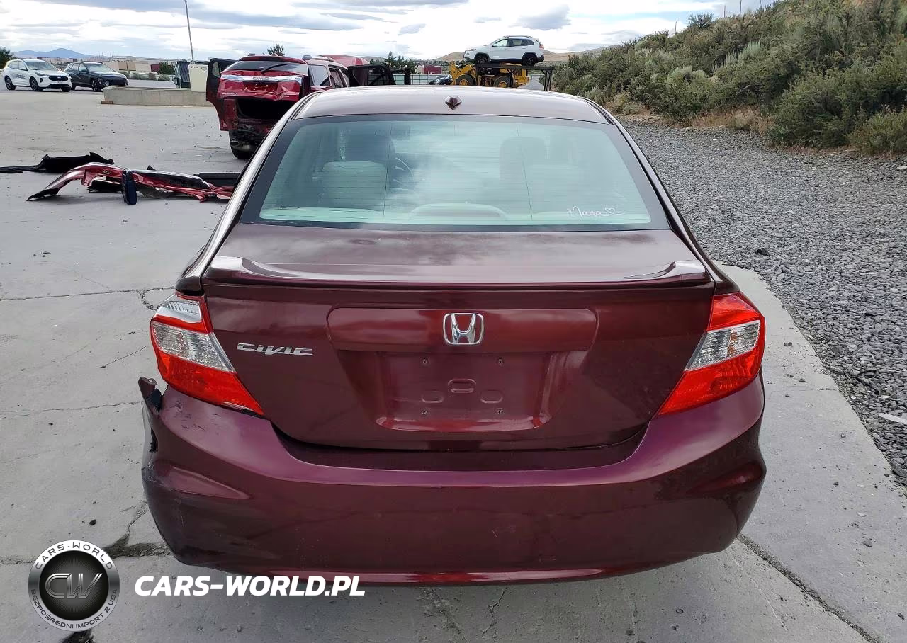 2012 Honda Civic Exl VIN:19XFB2F99CE073241 - 6