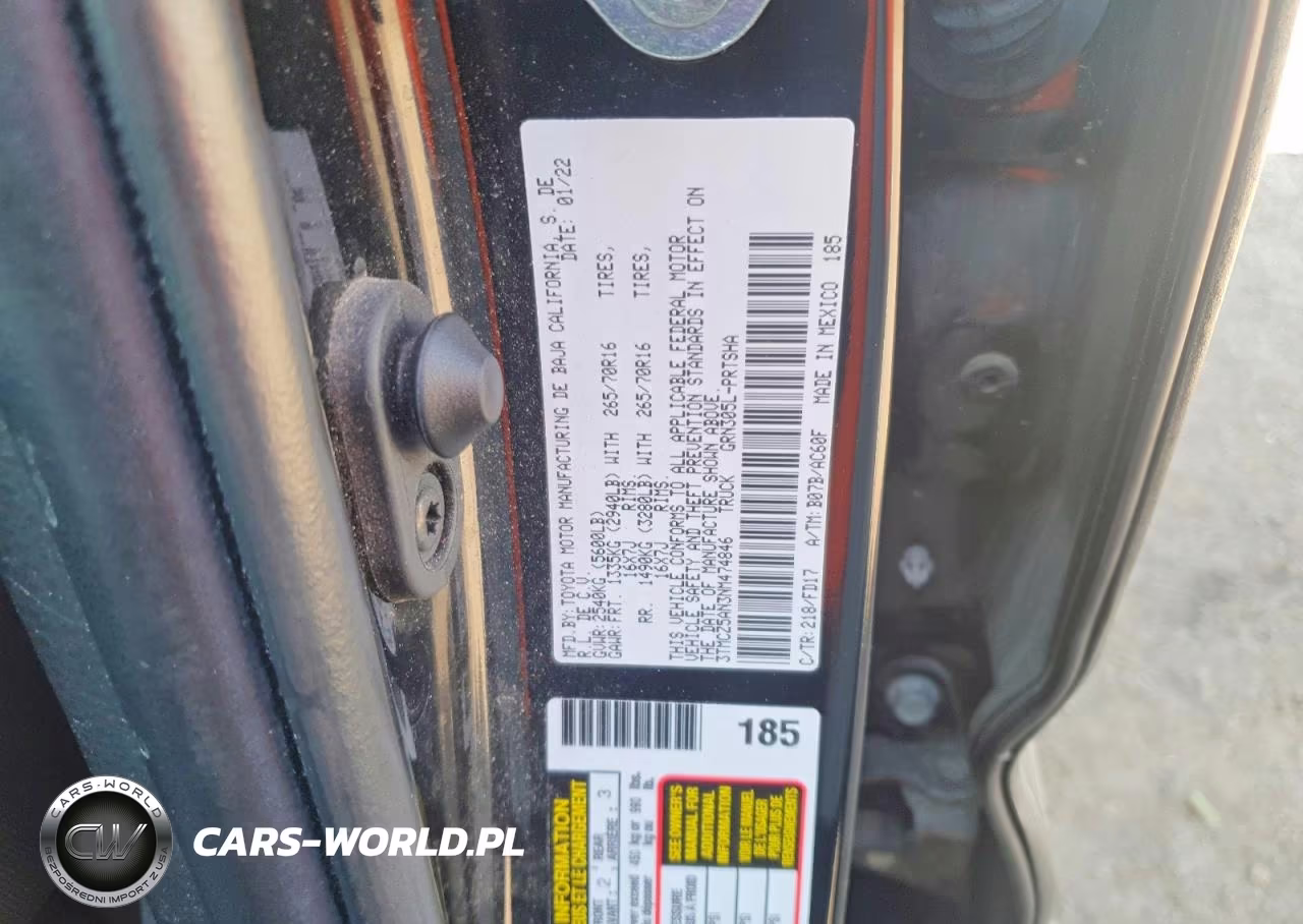 2022 Toyota Tacoma Trd Off-Road VIN:3TMCZ5AN3NM474846 - 12