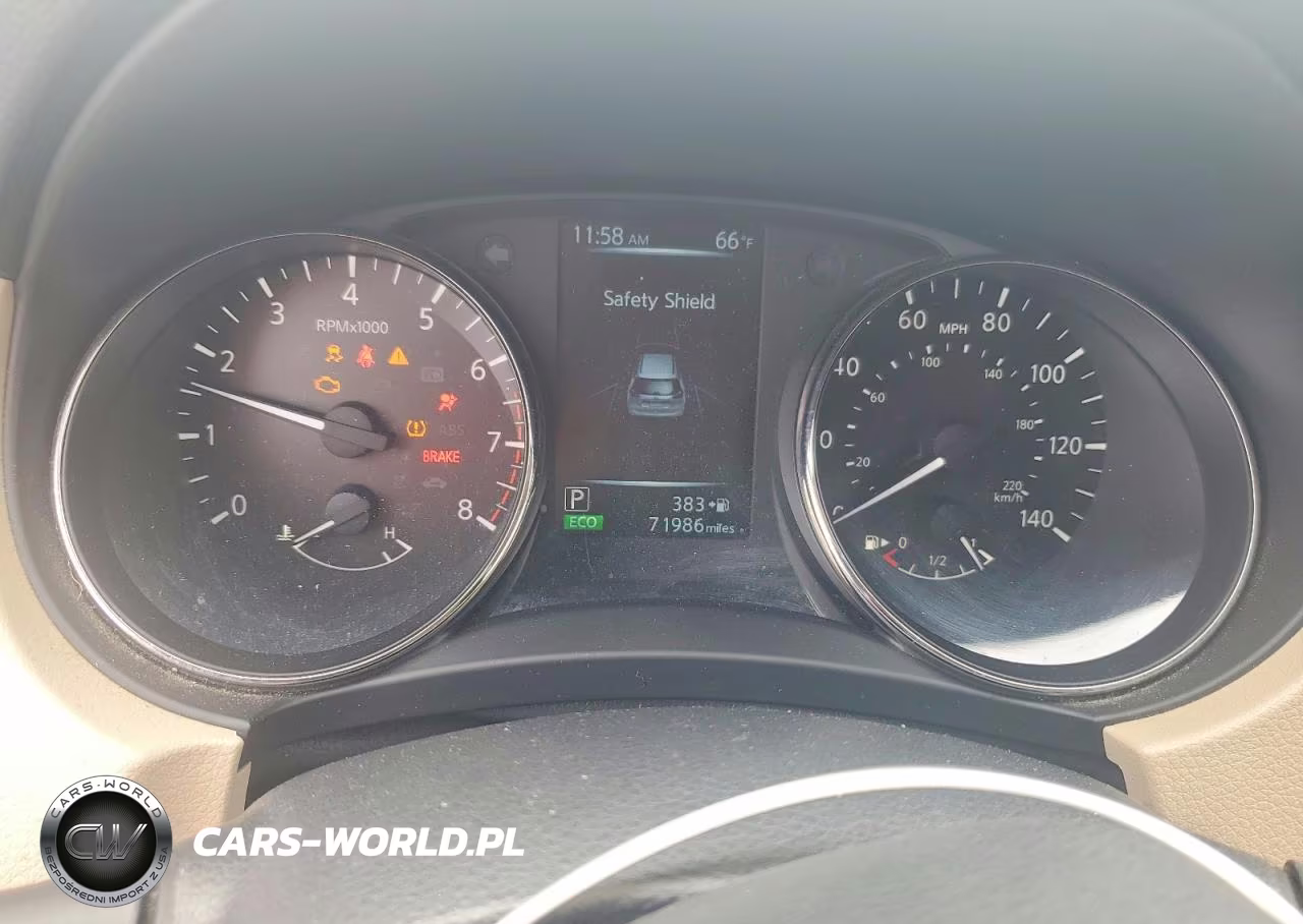 2017 Nissan Rogue Sv VIN:JN8AT2MV3HW027249 - 9