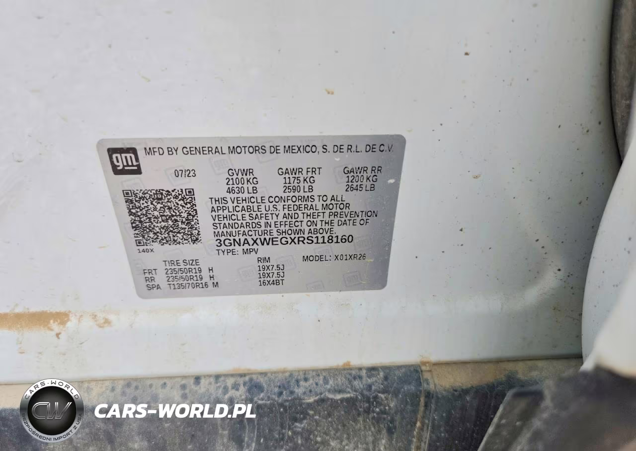 2024 Chevrolet Equinox Rs VIN:3GNAXWEGXRS118160 - 13