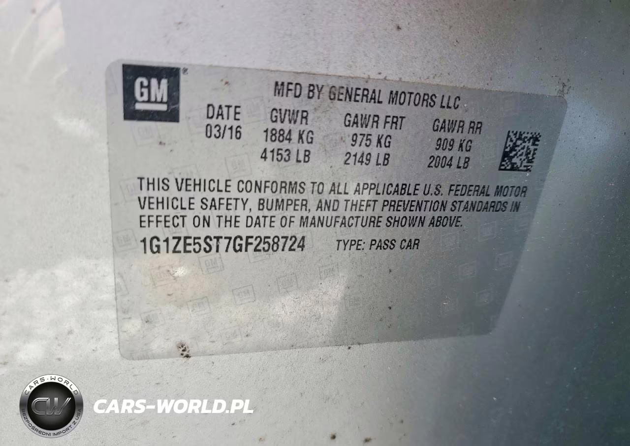 2016 Chevrolet Malibu Lt VIN:1G1ZE5ST7GF258724 - 12