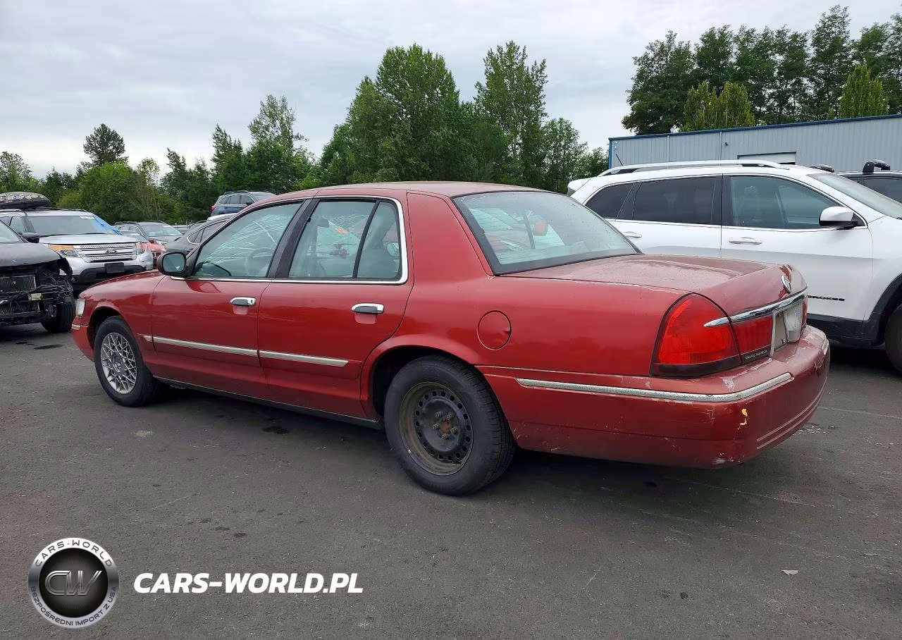 1998 Mercury Grand Marquis Gs VIN:2MEFM74W6WX671977 - 2