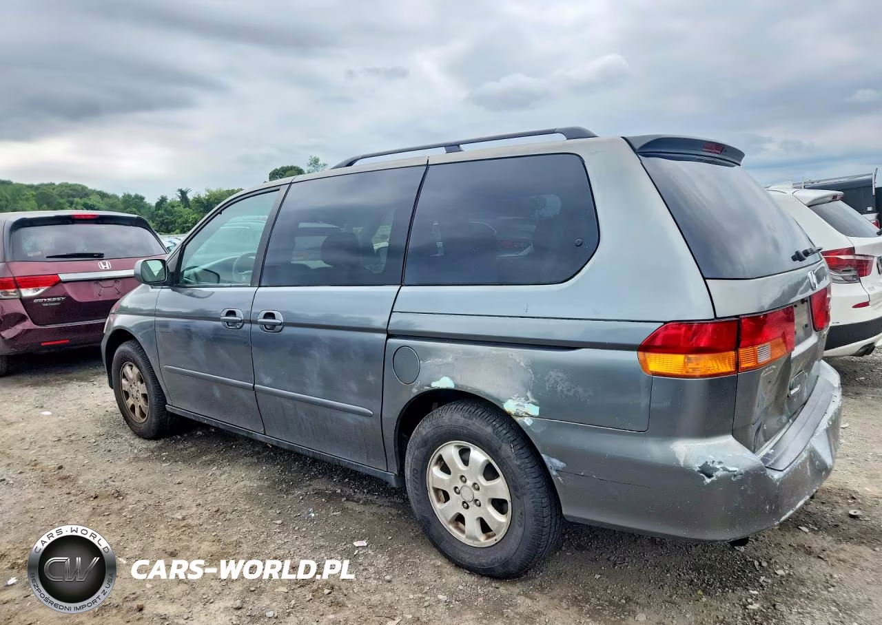 2002 Honda Odyssey Exl VIN:2HKRL18922H549986 - 2
