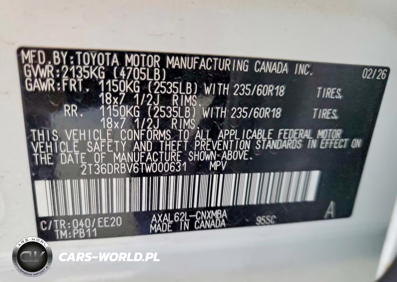 2026 Toyota Rav4 Xle Premium VIN:2T36DRBV6TW000631 - 13