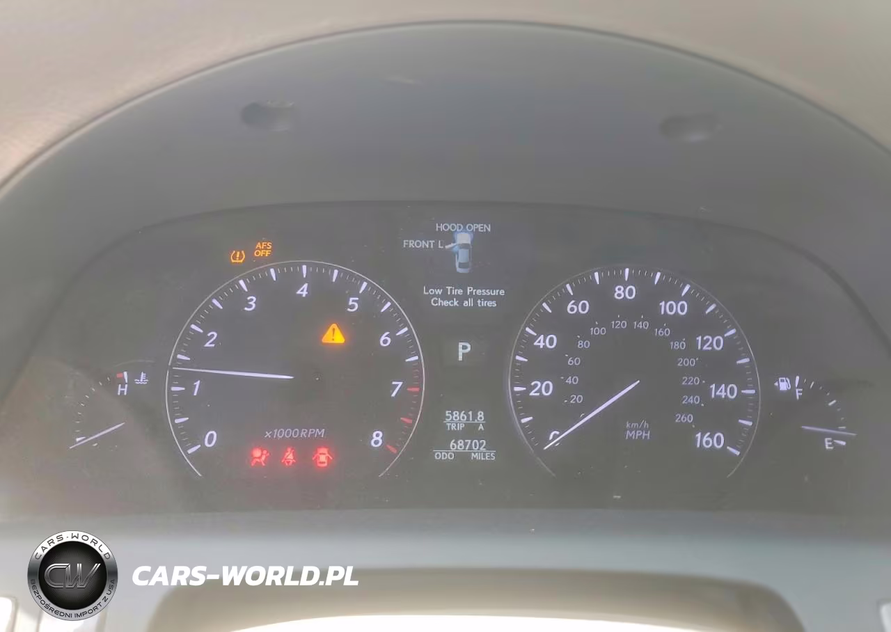 2012 Lexus Ls 460 VIN:JTHBL5EF1C5108627 - 9