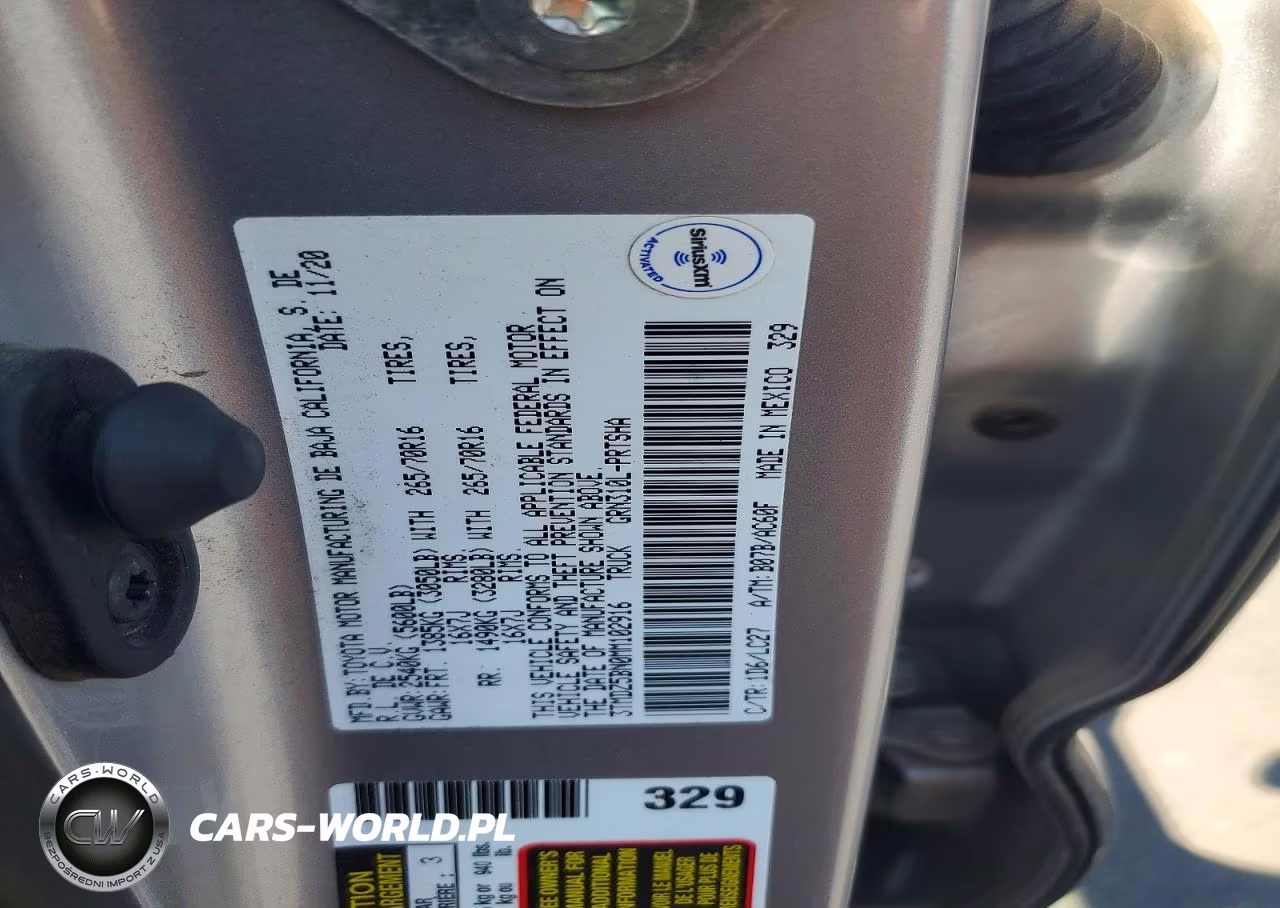 2021 Toyota Tacoma Trd Off-Road VIN:3TMDZ5BN0MM102916 - 13