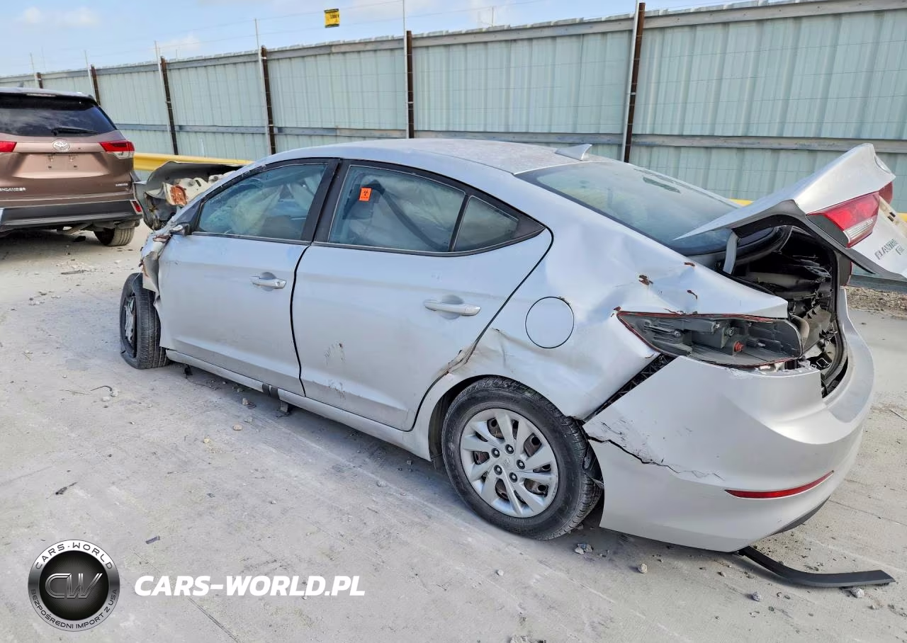 2017 Hyundai Elantra Se VIN:KMHD74LF7HU087593 - 2