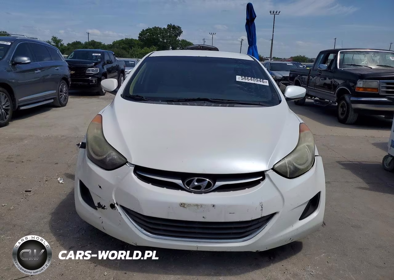 2013 Hyundai Elantra Gls VIN:5NPDH4AE3DH411235 - 5