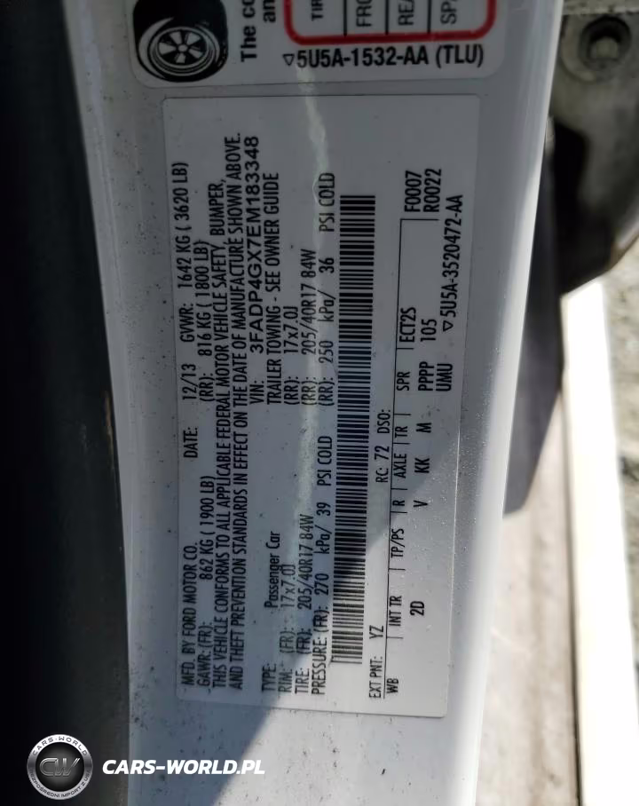2014 Ford Fiesta St VIN:3FADP4GX7EM183348 - 12