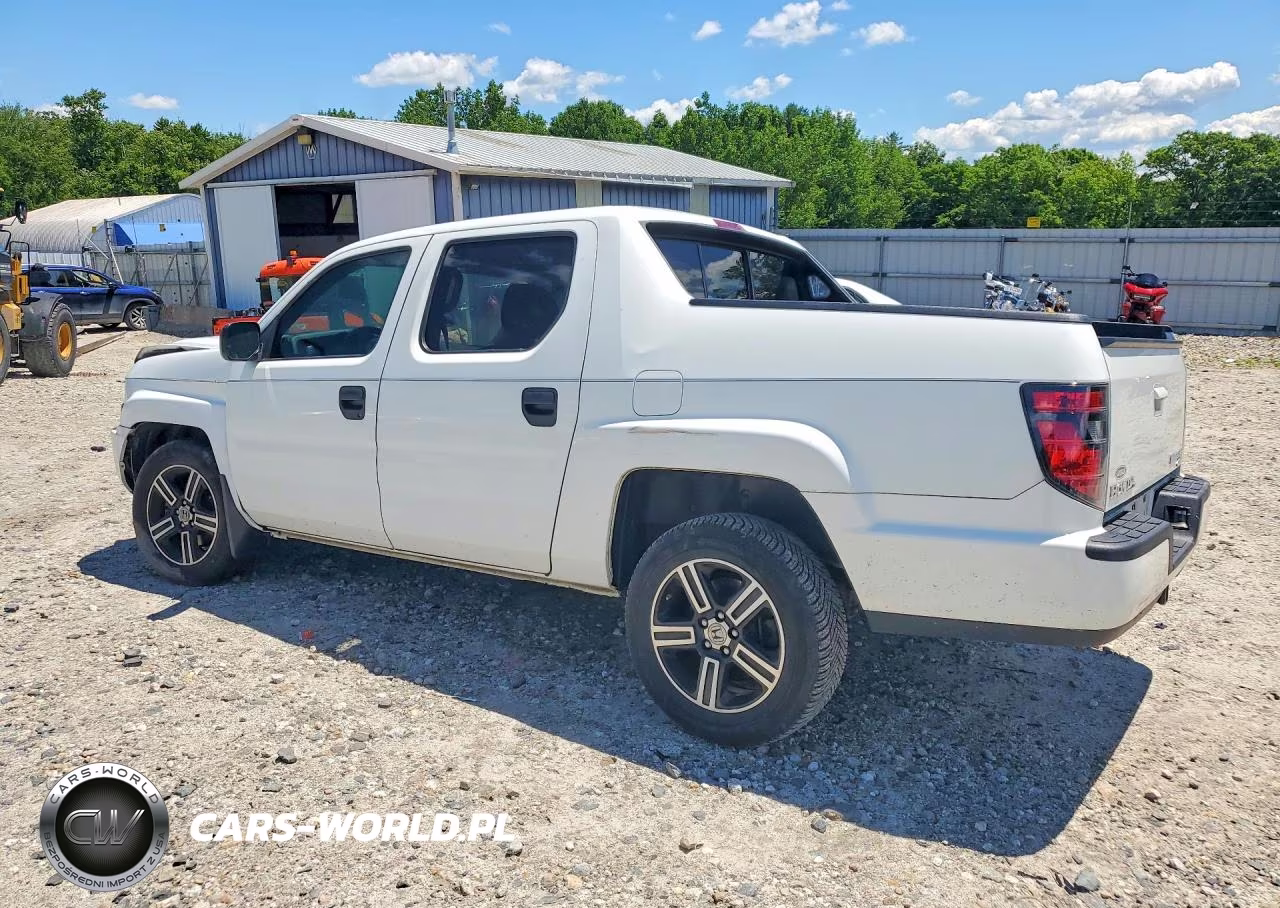 2013 Honda Ridgeline Sport VIN:5FPYK1F74DB011587 - 2
