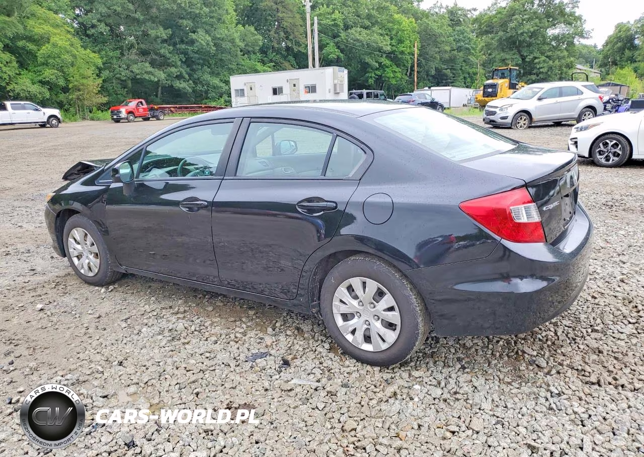 2012 Honda Civic Lx VIN:2HGFB2F51CH599110 - 2