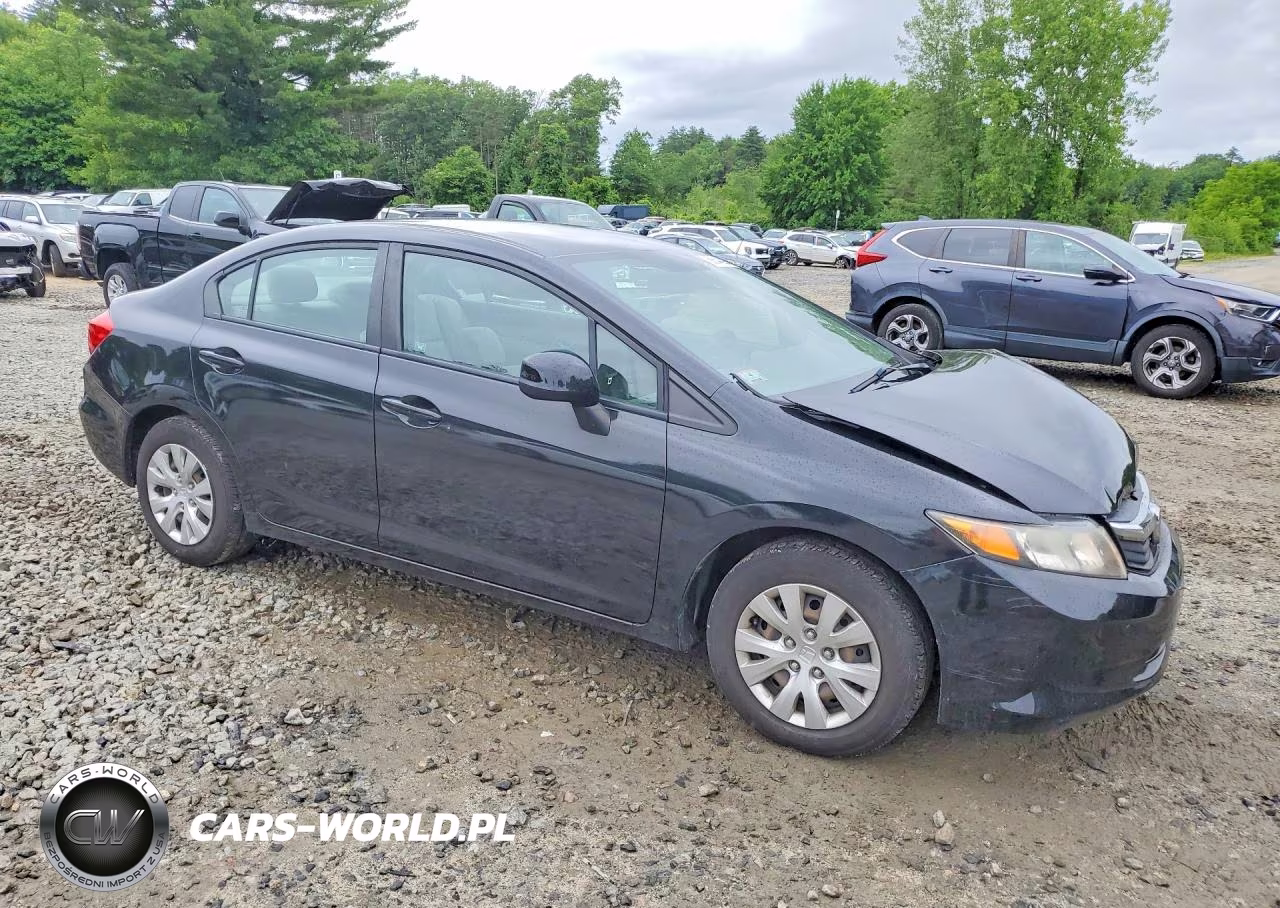 2012 Honda Civic Lx VIN:2HGFB2F51CH599110 - 4