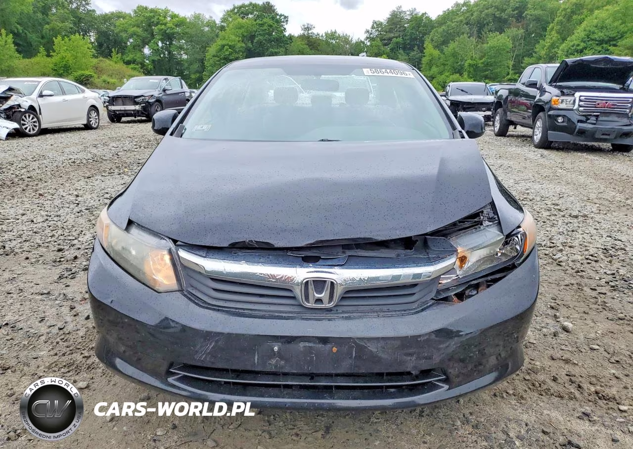 2012 Honda Civic Lx VIN:2HGFB2F51CH599110 - 5