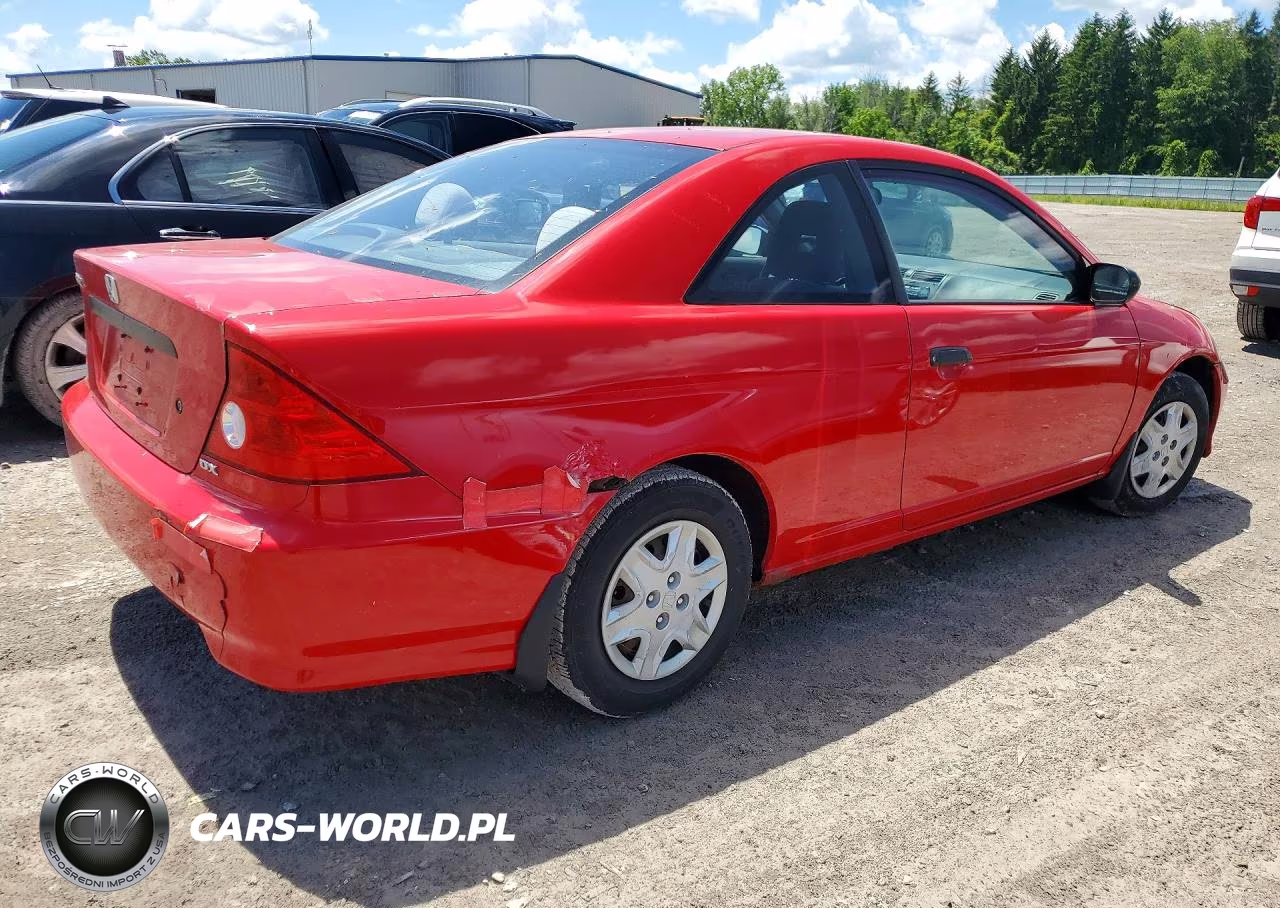 2004 Honda Civic Dx Vp VIN:1HGEM221X4L001903 - 3