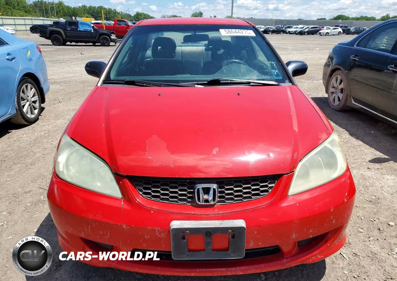 2004 Honda Civic Dx Vp VIN:1HGEM221X4L001903 - 5