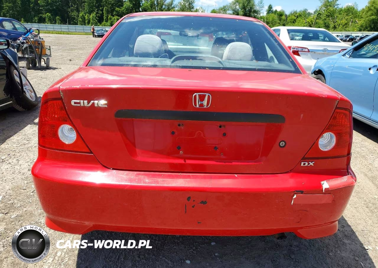 2004 Honda Civic Dx Vp VIN:1HGEM221X4L001903 - 6