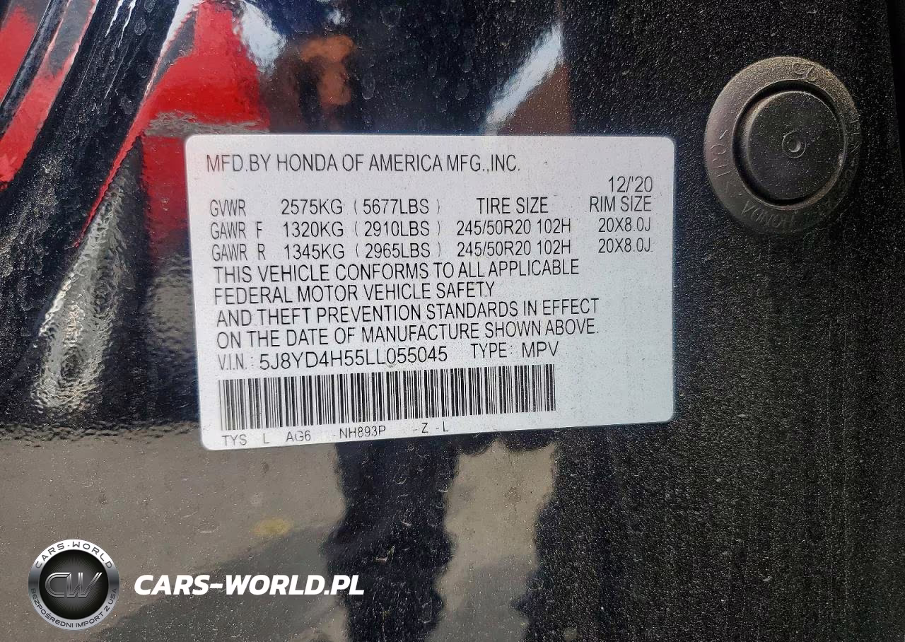 2020 Acura Mdx Technology VIN:5J8YD4H55LL055045 - 13