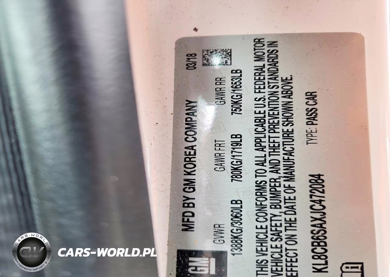2018 Chevrolet Spark Ls VIN:KL8CB6SAXJC472084 - 12