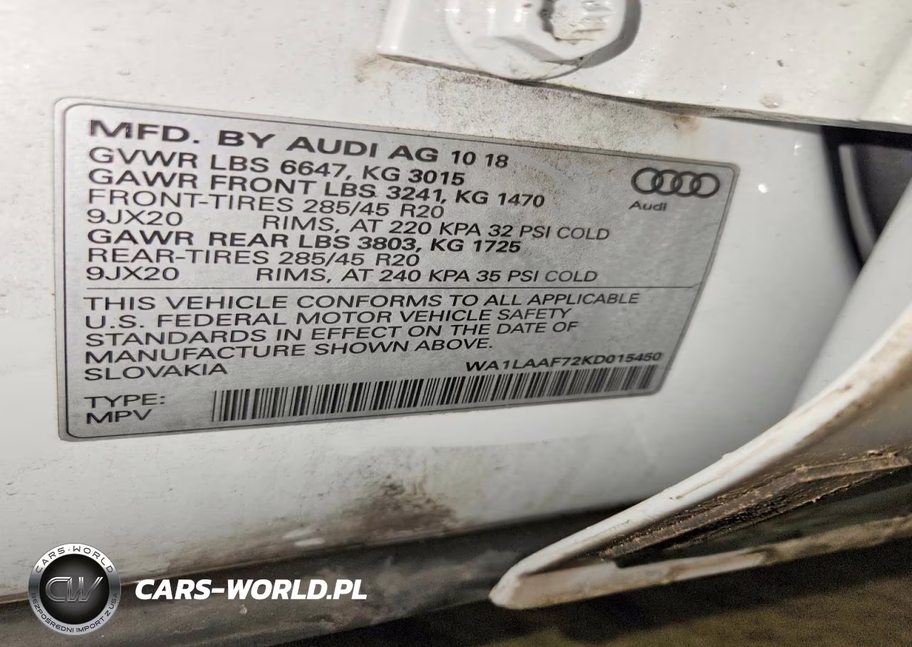 2019 Audi Q7 Premium Plus VIN:WA1LAAF72KD015450 - 13
