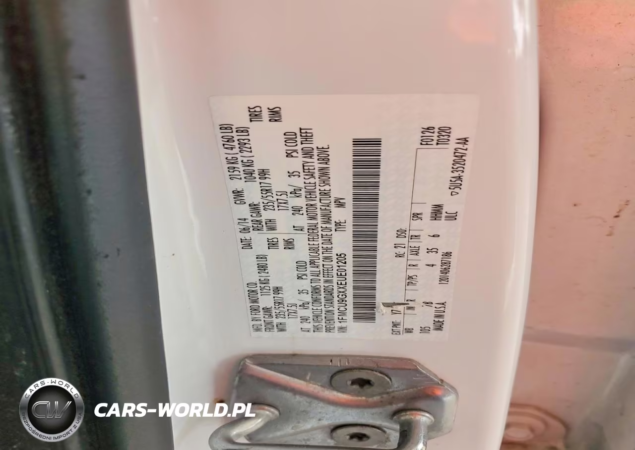 2014 Ford Escape Se VIN:1FMCU9GXXEUE01205 - 12