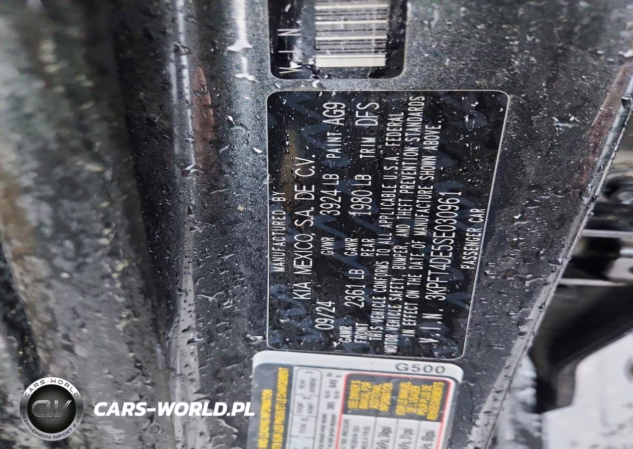 2025 Kia K4 Lxs VIN:3KPFT4DE5SE030961 - 12