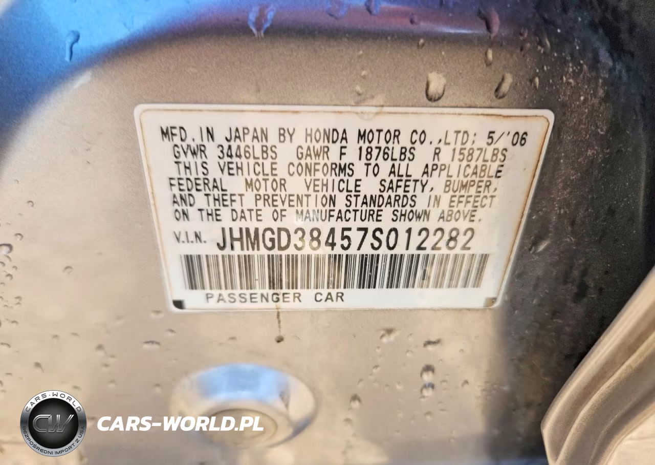 2007 Honda Fit VIN:JHMGD38457S012282 - 14