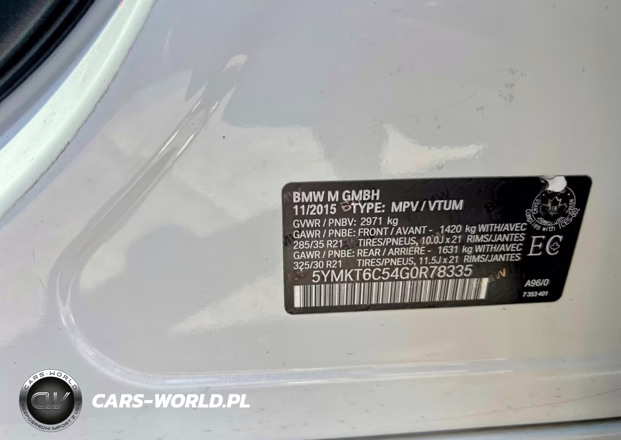 2016 BMW X5 M VIN:5YMKT6C54G0R78335 - 11