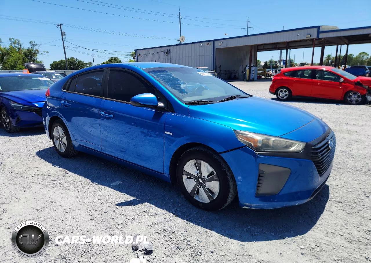 2017 Hyundai Ioniq Blue VIN:KMHC65LC2HU023746 - 4